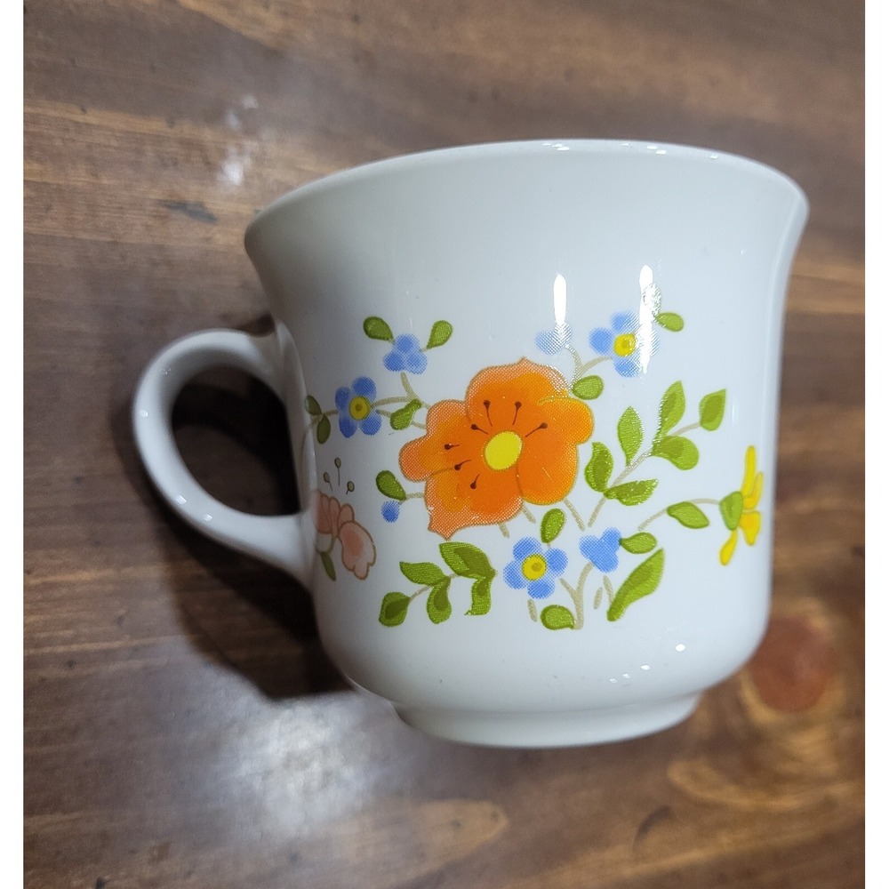 Vintage Wildflower Meadows Coffee Cup
